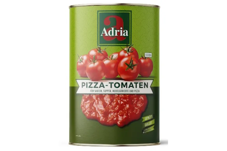 Rückruf – Mögliche Gesundheitsgefährdung – Hersteller ruft ADRIA Pizza-Tomaten zurück