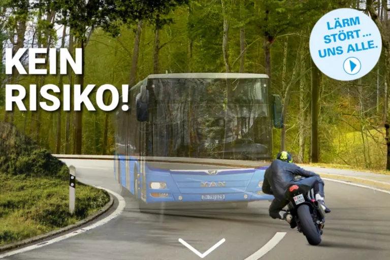Kantonspolizei Zürich - Sicher Motorradfahren - Kein Risiko! Kein Lärm!