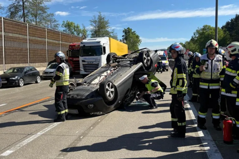 Gleisdorf – Auto überschlägt sich auf A2