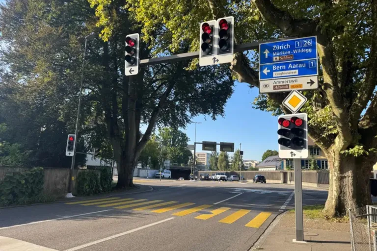 Lenzburg AG – Zwei Wochen Bauarbeiten an Lichtsignalanlage