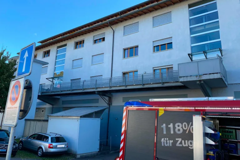 Stadt Zug – Kaputte Küche nach Brand