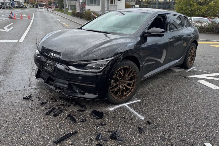 St.Gallen - Unfall an Verzweigung