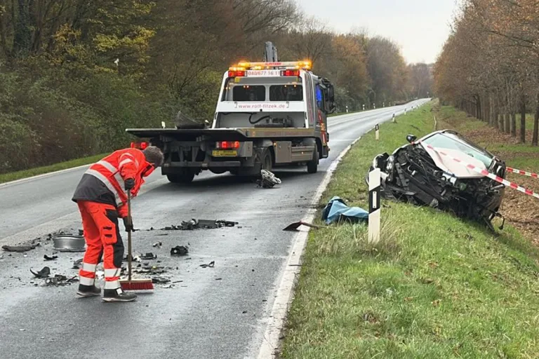 Barsbüttel SH – Pkw prallt frontal in Lkw auf Landstraße