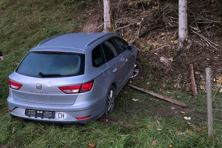 Wittinsburg BL – 30-Jähriger lässt sein Fahrzeug nach Unfall stehen und geht zu Fuss nach Hause