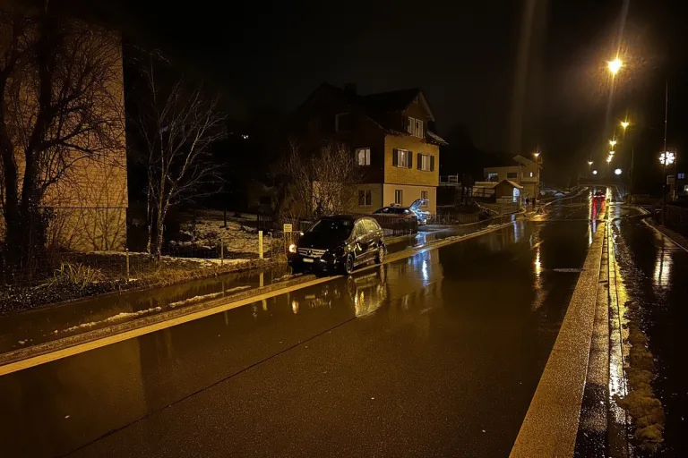 Engelburg SG – Atemalkoholprobe nach Unfall positiv