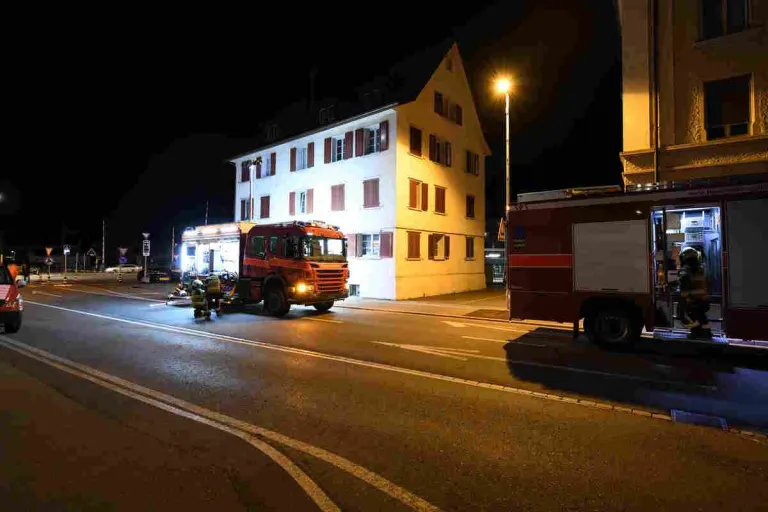 Goldach SG - Brand in einem Mehrfamilienhaus 