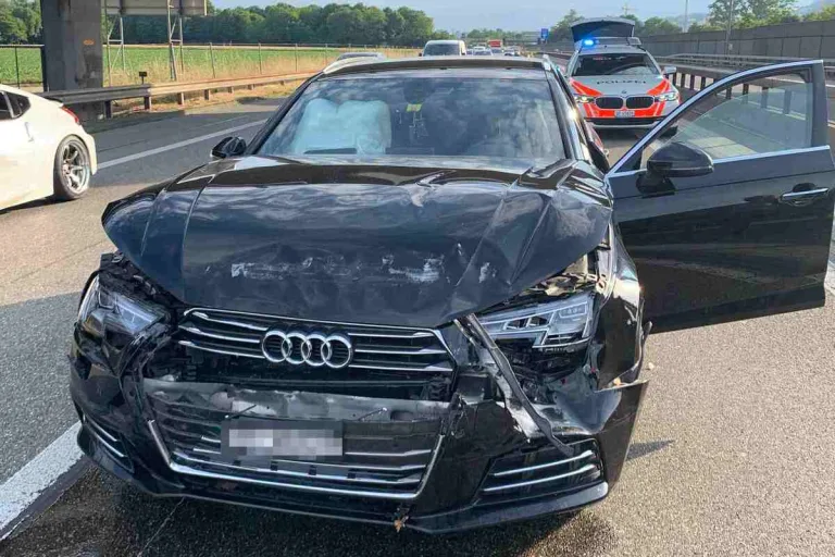 Unfall auf der Autobahn A1 in Oensingen