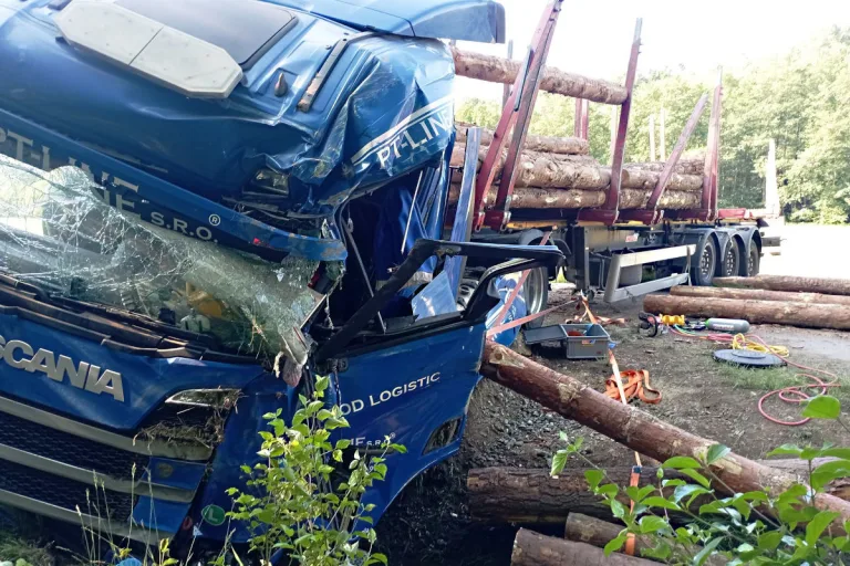 Tödlicher Unfall mit Holztransporter bei Pinkafeld
