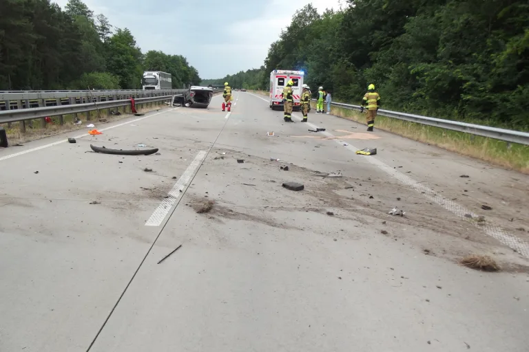 Verkehrsunfall aufgrund einer Niesattacke auf der BAB27 im Bereich Schwanewede 