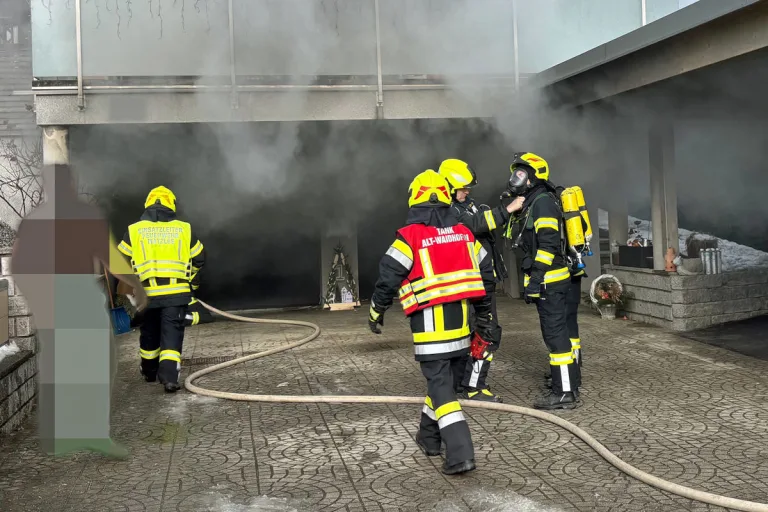 Matzles NÖ – Garage in Brand