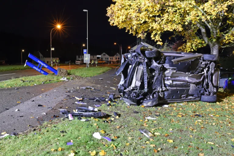 Pfaffnau LU - Alkoholisiert Unfall verursacht  