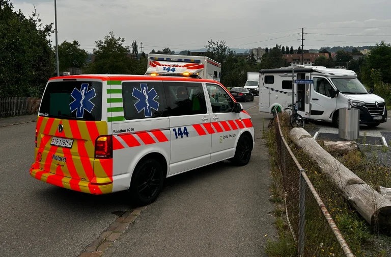 Hefenhofen TG - E-Bike-Fahrer verletzt
