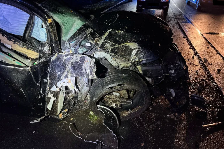 Porta Westfalica – BMW kollidiert mit Baum
