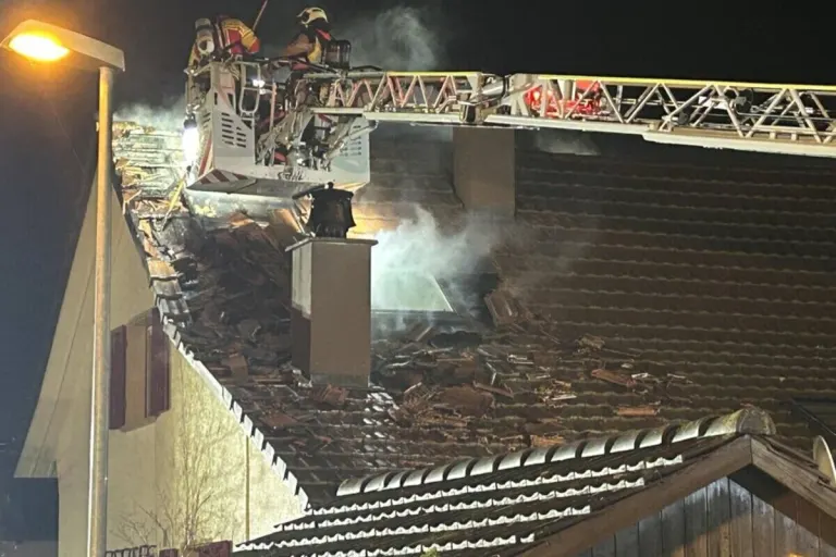 Möhlin AG - Brandausbruch in einem Einfamilienhaus