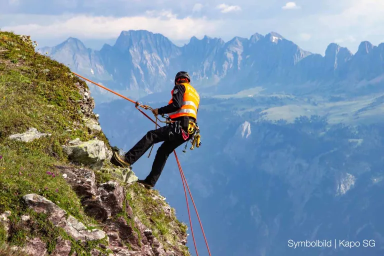 Amden SG - Mann bei Kletterunfall verletzt