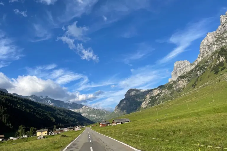 Spiringen UR - Schwerer Töffunfall mit einer Kuh auf dem Urnerboden