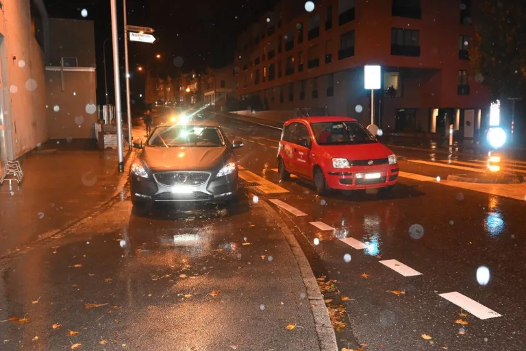 Unfall in Gossau SG - Bremsmanöver zu spät bemerkt 