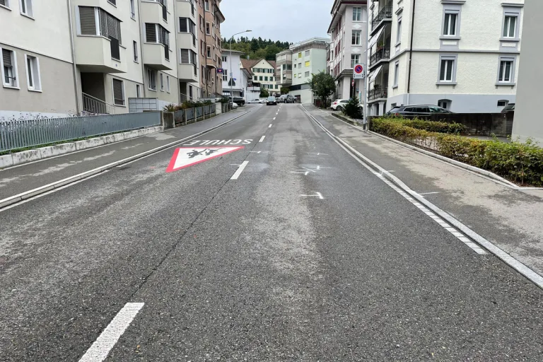 Unfall nach einem Überholmanöver in St.Gallen