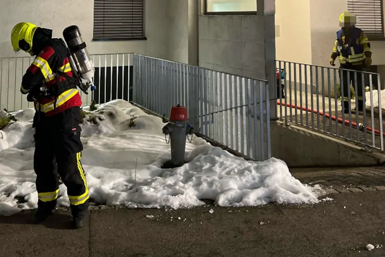 Gossau SG - Brand in Mehrfamilienhaus