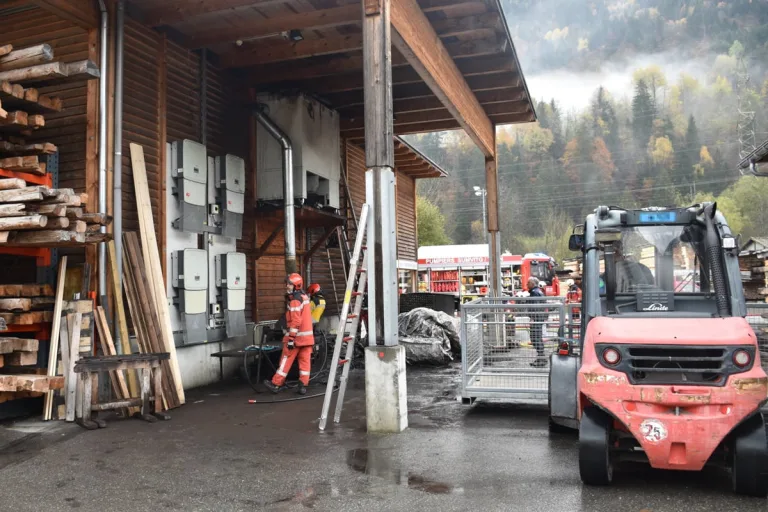 Trun GR – Brand in Absauganlage
