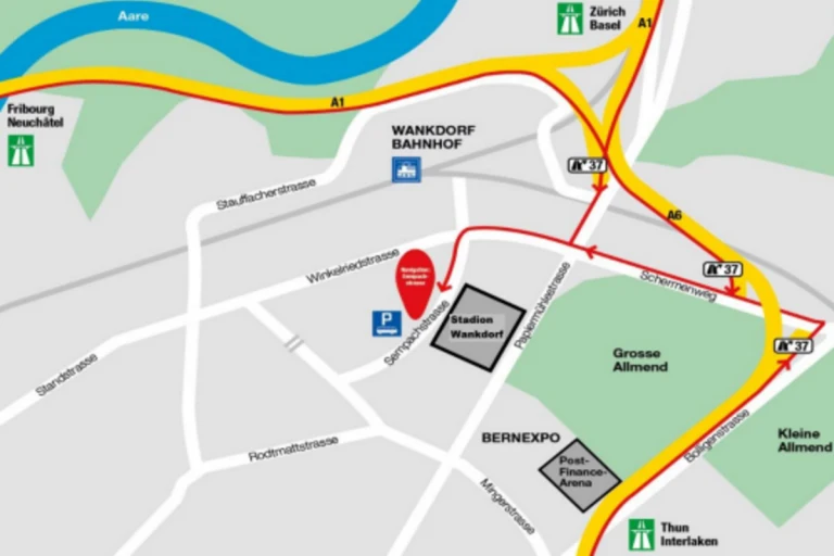 Bern - Verkehrseinschränkungen aufgrund eines Fussballspiels