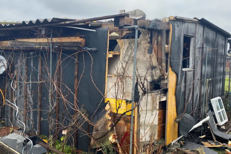 Schlattingen TG – Brand in Schrebergartenhaus