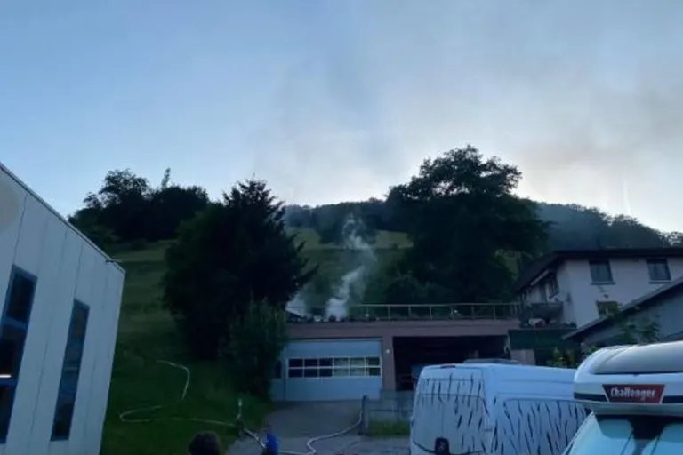 Wintersingen BL – Gartenhaus bei Brand komplett zerstört