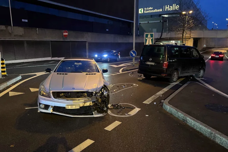 St.Gallen – Vortritt missachtet und kollidiert