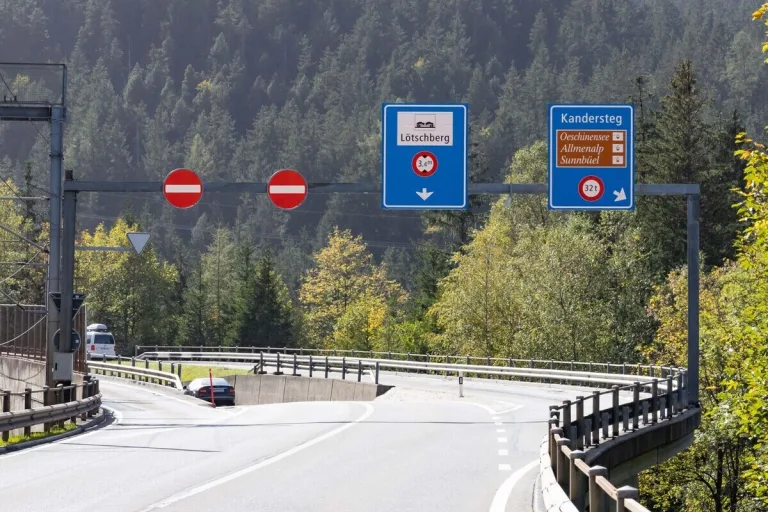 N6 Kandersteg - Sperrungen wegen Arbeiten