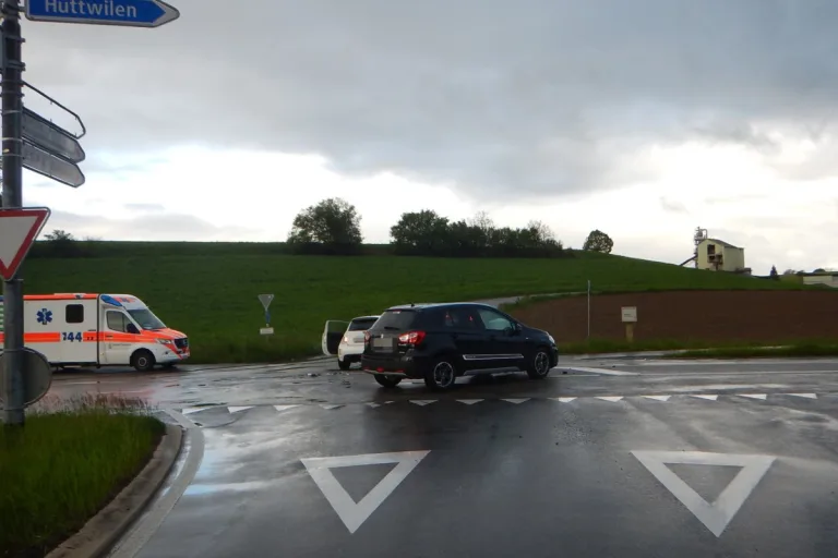 Weiningen TG - Bei Verkehrsunfall verletzt