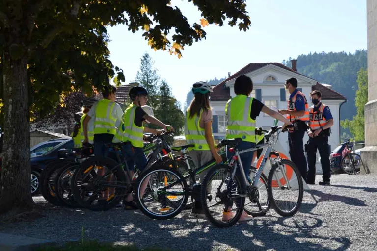 Radfahrerprüfung in Heiden AR