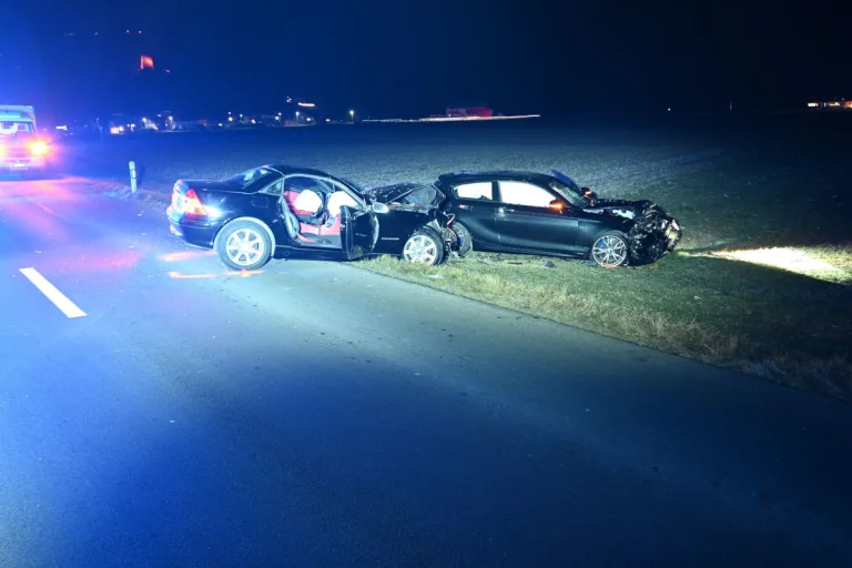 Bad Ragaz SG – Drei Verletzte nach Unfall durch Überholmanöver