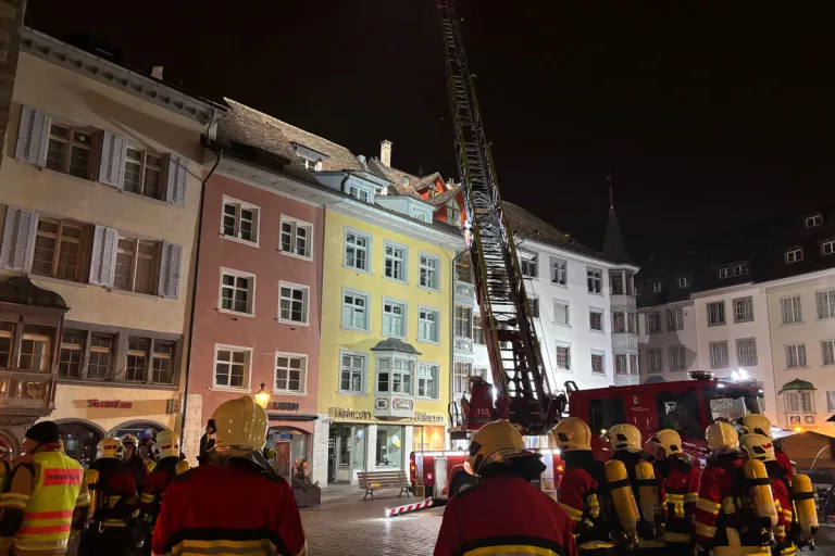 Schaffhausen – Brand in der Altstadt