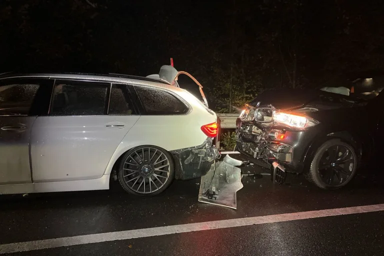 Filzbach GL - Unfall nach Bremsmanöver
