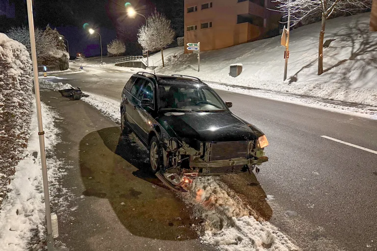 St.Gallen - Fahrerflucht nach Unfall
