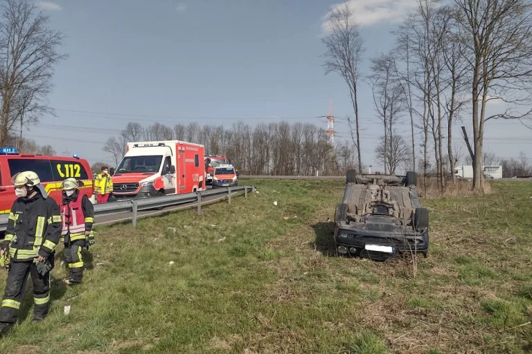 A45 Dortmund – PKW überschlagen auf der Autobahn
