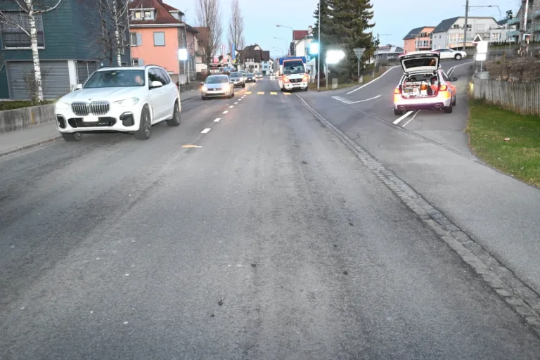  Staad SG - Verkehrsunfall zwischen zwei Motorrädern