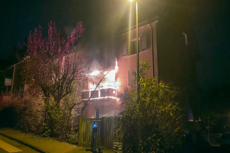 Stadt St. Gallen – Fritteusen-Brand auf Balkon