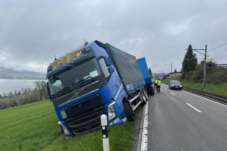 Beinwil am See AG -Unfall auf der Seetalstrasse