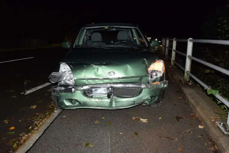 Wolfhalden AR - Junger Fahrzeuglenker verliert Kontrolle über Auto