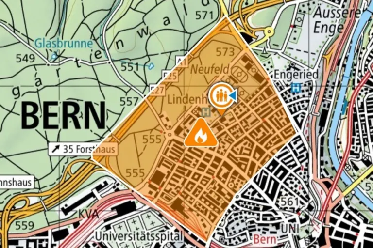 Bern – Starke Rauchentwicklung nach Gebäudebrand