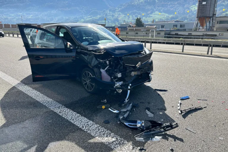 Mels SG – Auffahrkollision auf Autobahn A3