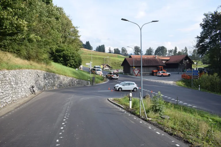  Niederteufen AR - Velofahrerin nach Kollision im Spital
