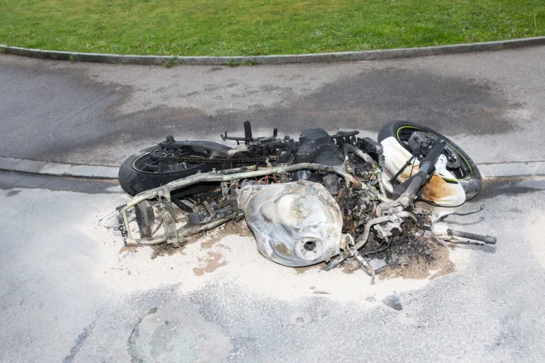 Entwendetes Motorrad brennt in Frauenfeld TG 