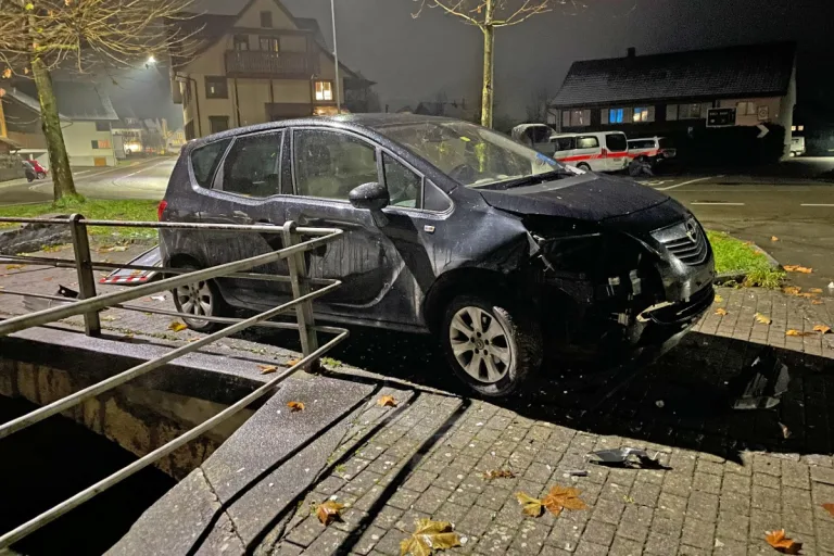Lommis TG - Nach Alkoholkonsum Unfall gebaut