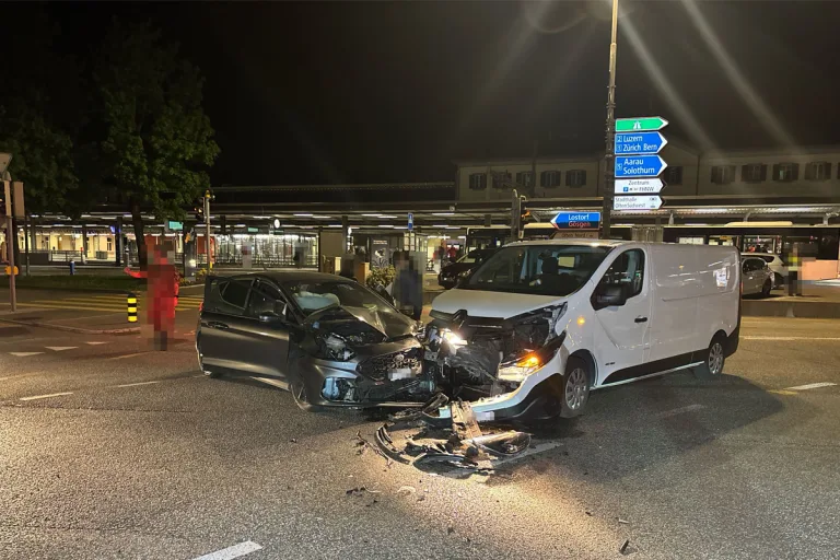 Olten SO – Unfall nach Vorfahrtsverstoss mit Sachschaden