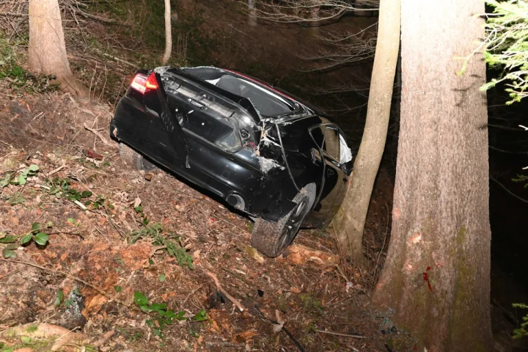 Ebnat-Kappel SG - Junger Autofahrer baut unter Alkoholkeinfluss Totalschaden