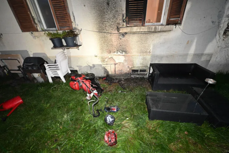 Rorschach SG – Benzinkanister nahe Hausfassade in Brand geraten
