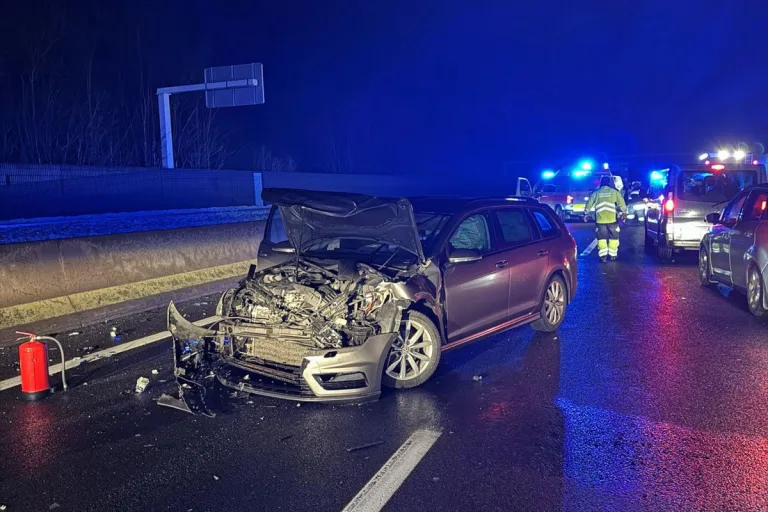 Gralla – Vier Verletzte nach Unfall auf der Pyhrnautobahn