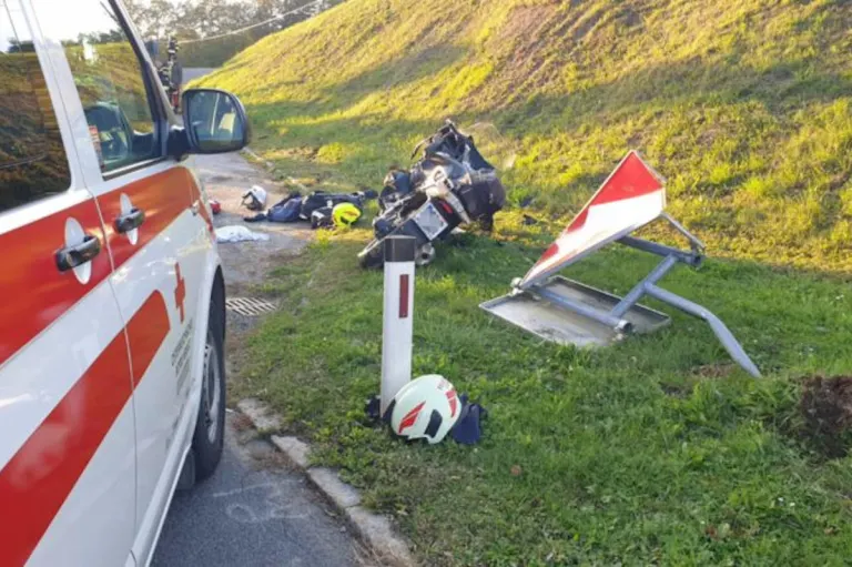 Leutschach – Zwei Motorradfahrer schwer verletzt
